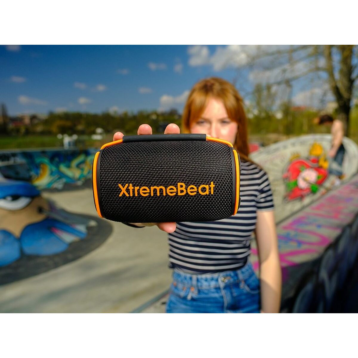 Portable Bluetooth Speakers Tracer XtremeBeat Lite TWS Black 10 W-5