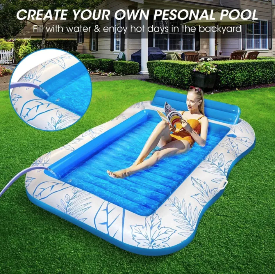 Inflatable Pool Lounger Float Boat