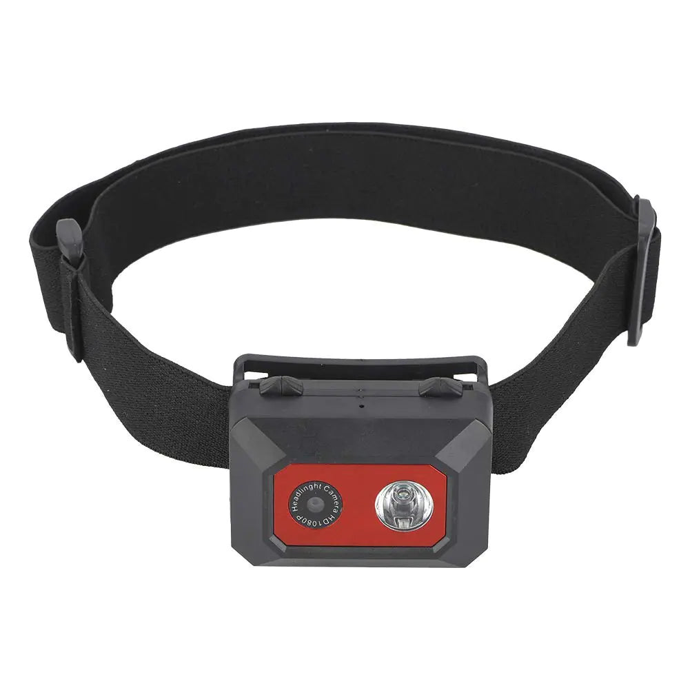 VBESTLIFE Head-Mounted Sports Camera F18 Night Vision Head-Mounted 1080P(1920 * 1080) Camera LED Light 5-10M SOS Sports Camera for Outdoor Sports Traveling Camcording