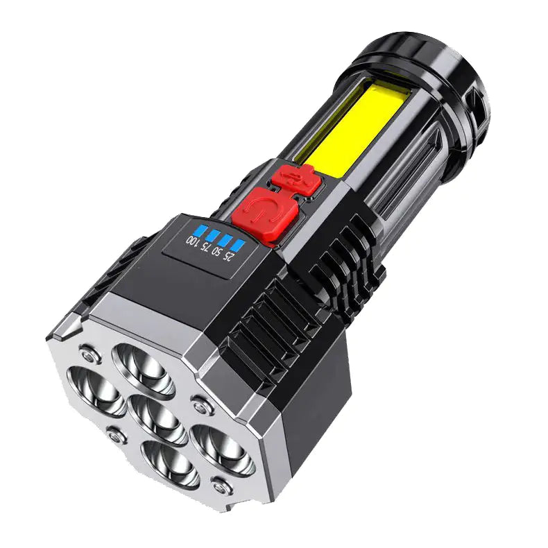 Portable USB Rechargeable Multi-function Flashlight