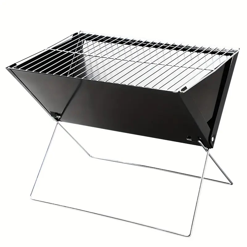 Portable Foldable BBQ Grill for Family Outdoor Use