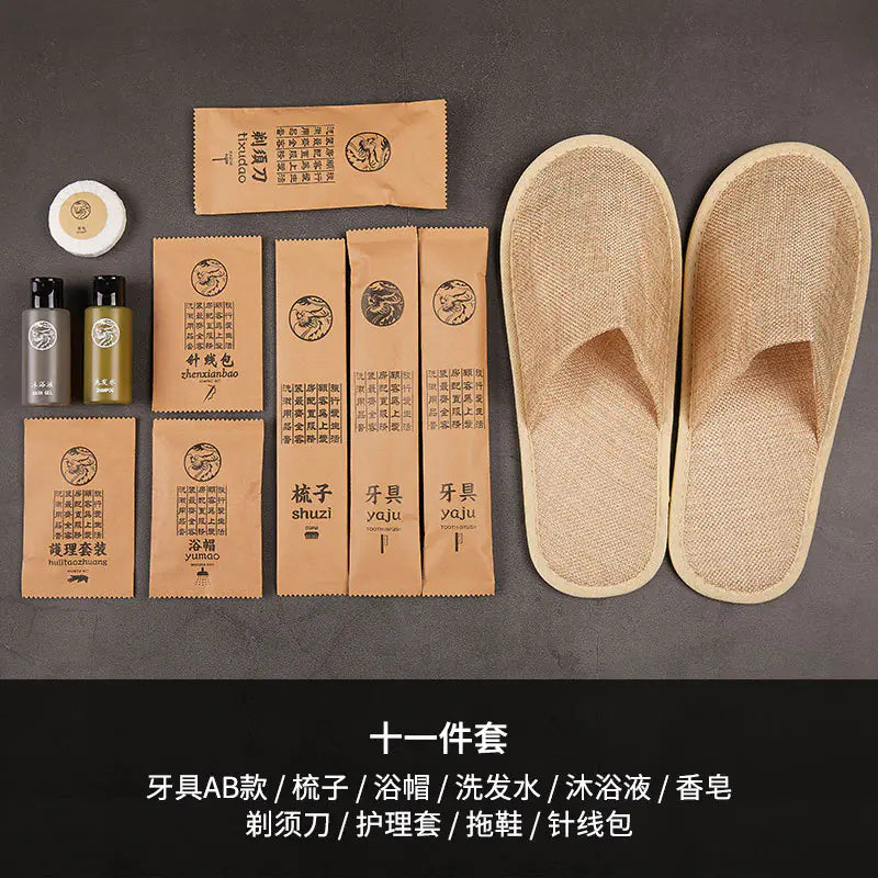 Custom Logo Disposable Hotel Toothbrush Set (Wholesale)