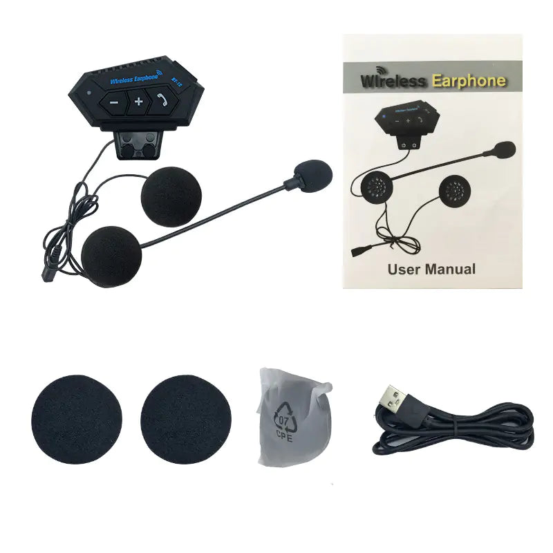 Bluetooth 5.0 Helmet Headset for Motorcycles