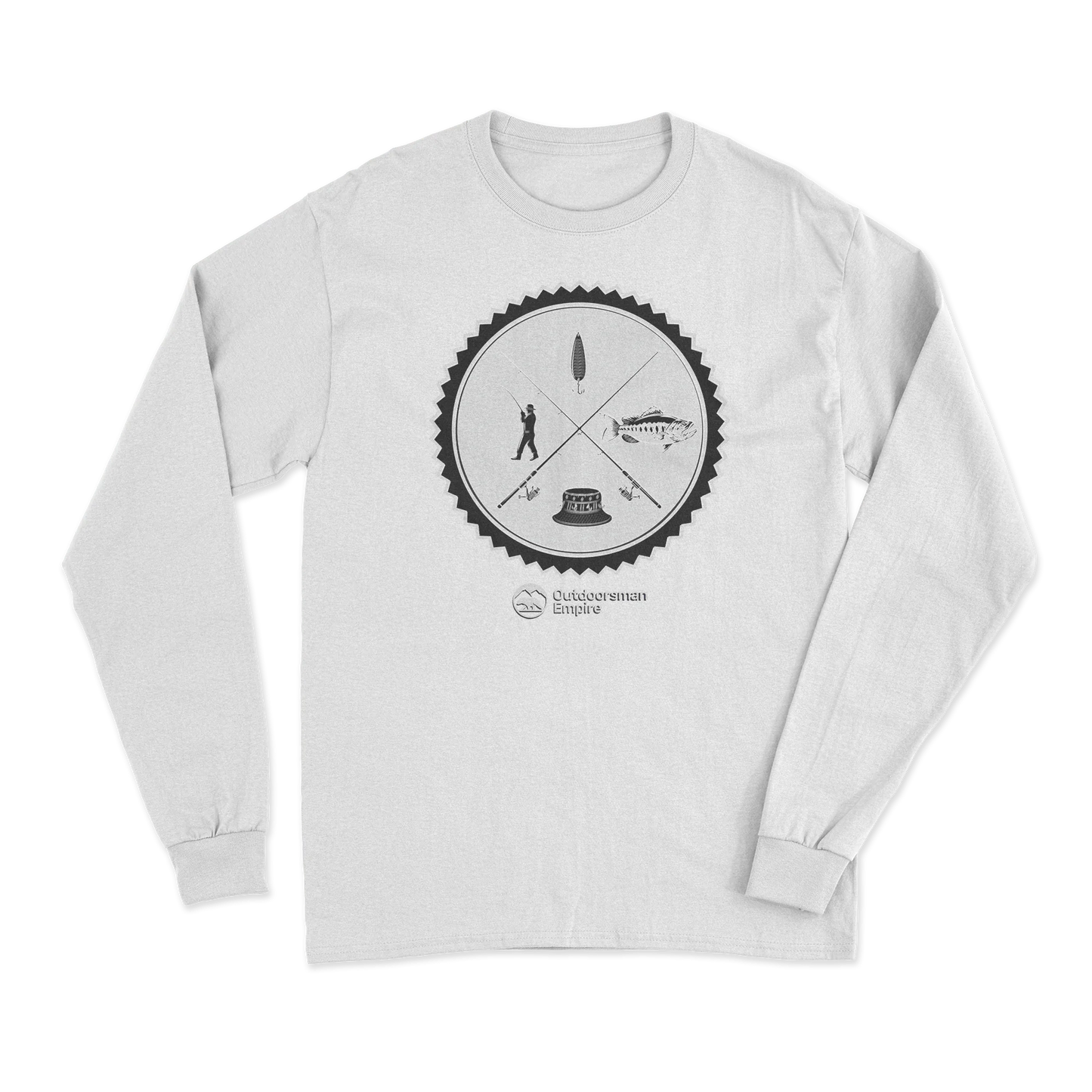 Fishing Vintage v2 Men's Long Sleeve Shirt