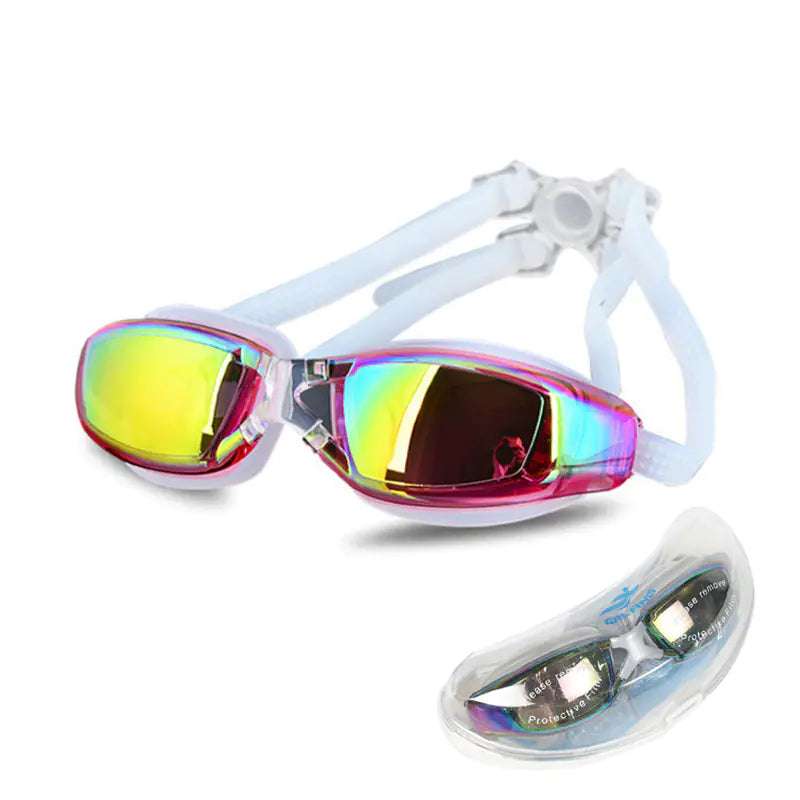 Professional Diving Goggles Set with Swim Cap and Glasses