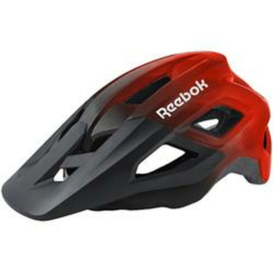 Adult's Cycling Helmet Reebok Black Red Visor-0