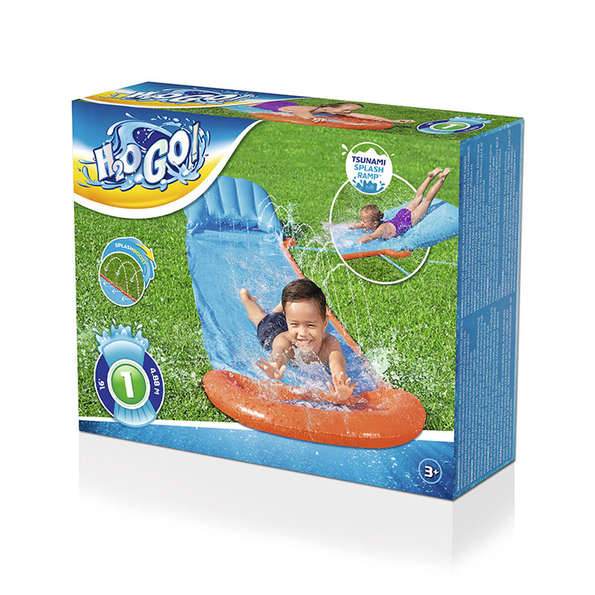 Water Slide Bestway Tsunami 488 x 82 cm Sliding-17