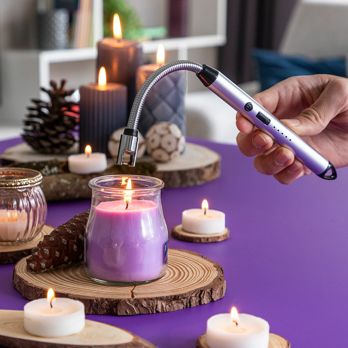Rechargeable and Flexible Electric Lighter Eflecther InnovaGoods-10