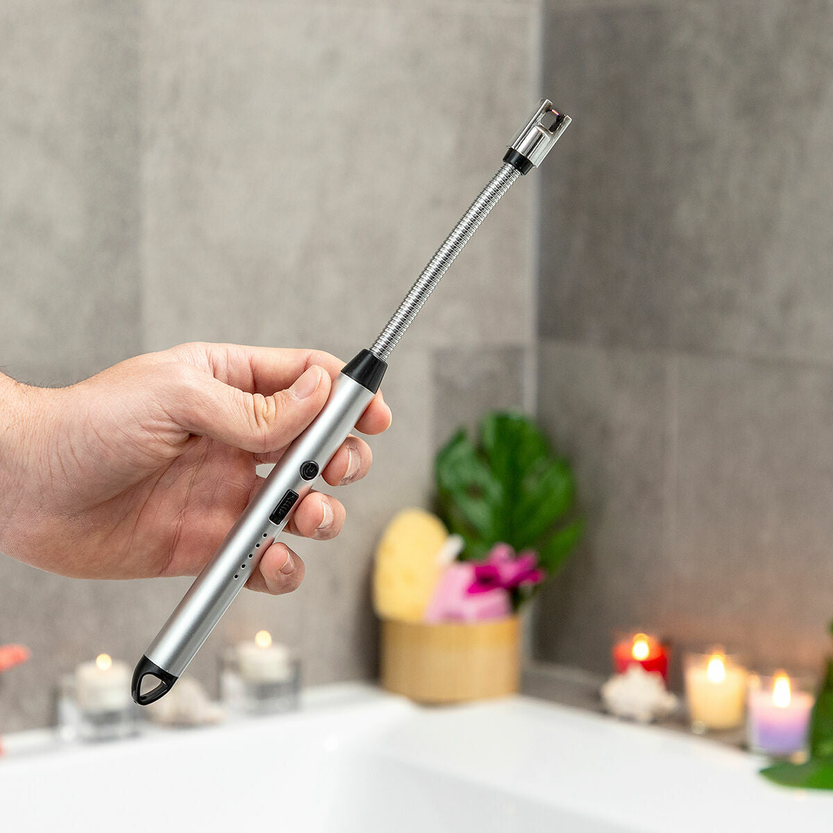 Rechargeable and Flexible Electric Lighter Eflecther InnovaGoods-5