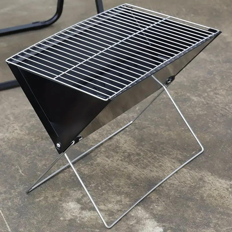 Portable Foldable BBQ Grill for Family Outdoor Use
