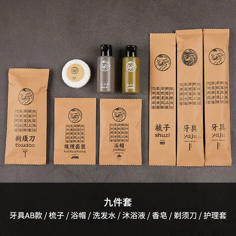 Custom Logo Disposable Hotel Toothbrush Set (Wholesale)