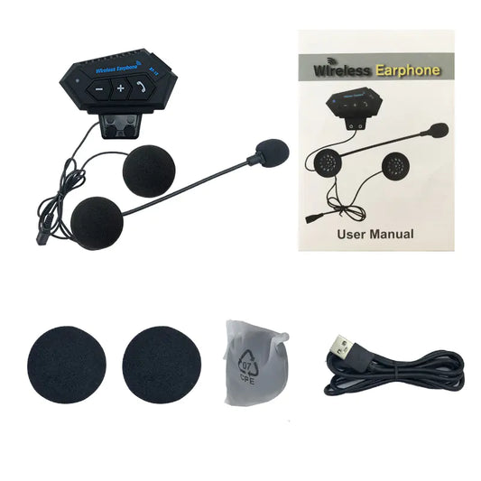 Bluetooth 5.0 Helmet Headset for Motorcycles