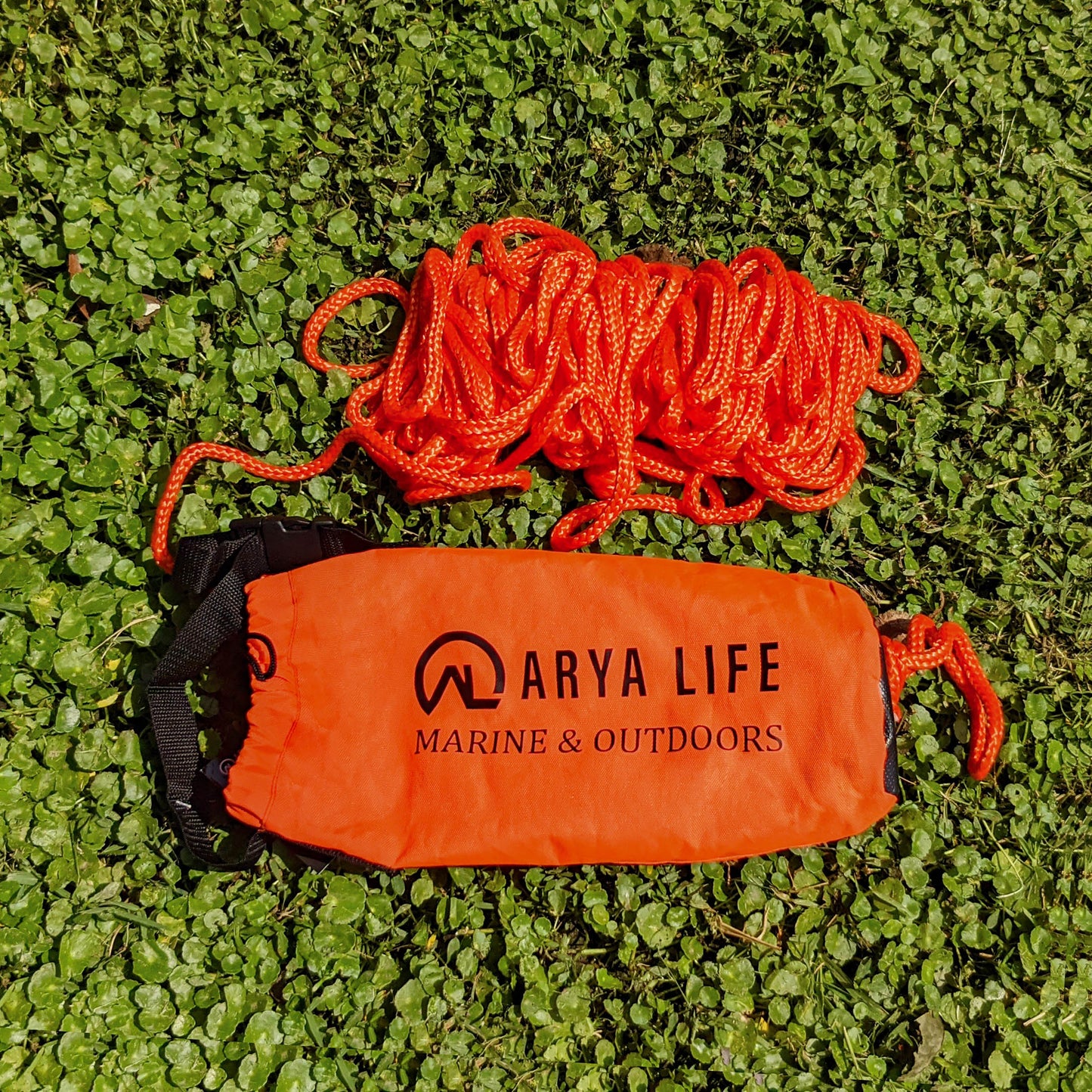 Arya Life Throw Rope Rescue Bag with 70ft of Marine Rope 